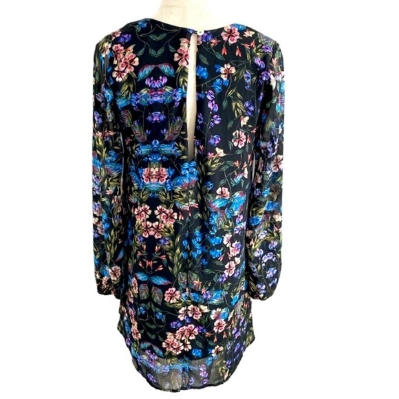 Show Me Your Mumu Boho Donna Michelle Floral Tunic Shift Dress Black XS - Picture 3 of 6